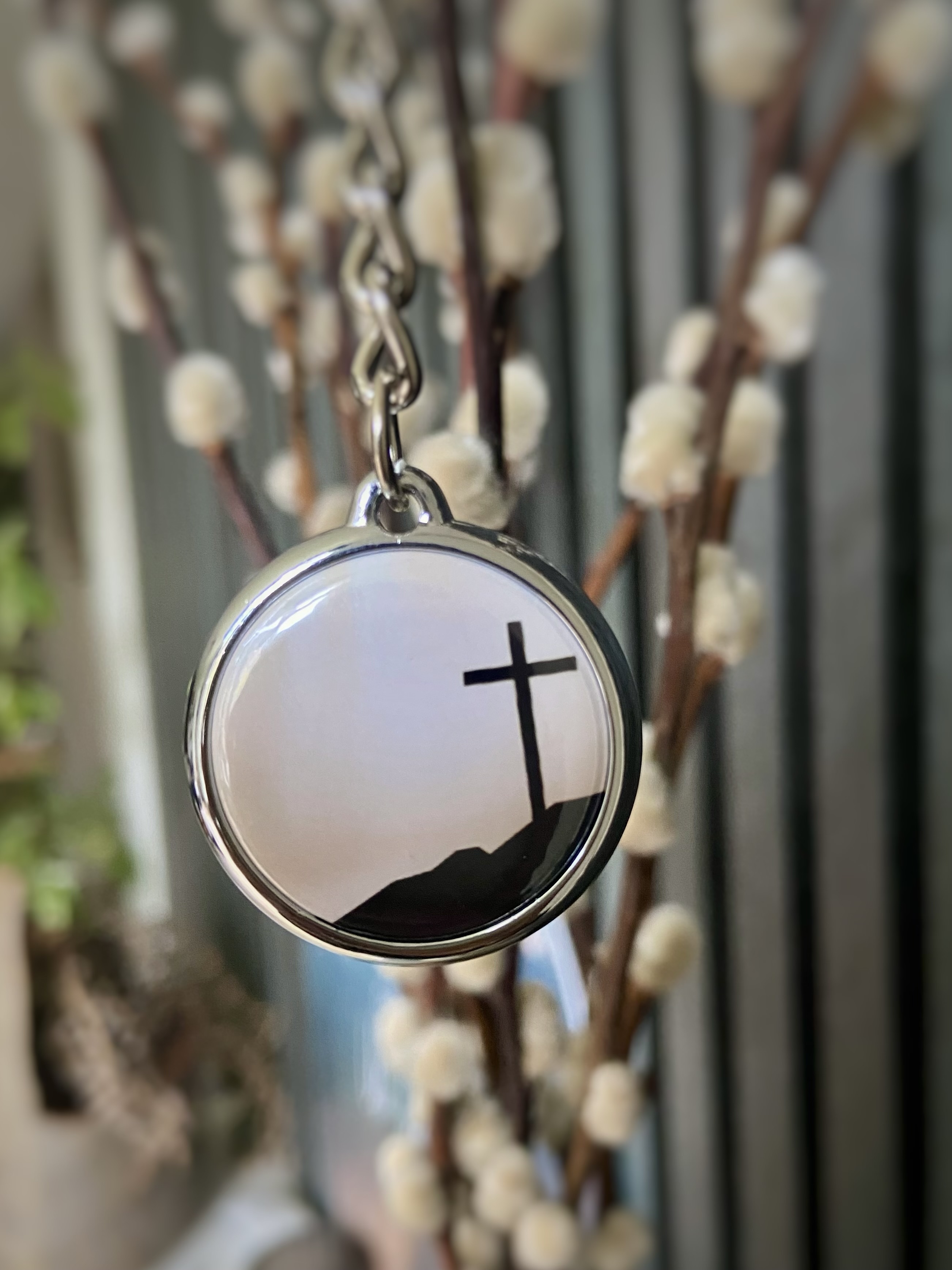 Sleutelhanger met kruis